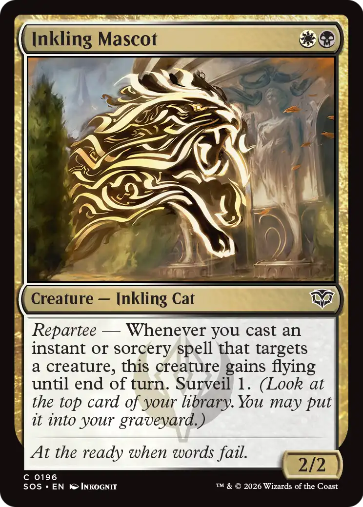 Inkling Mascot - (SOS) #196 (Foil)