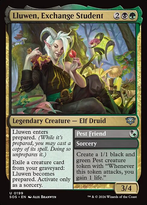 Lluwen, Exchange Student // Pest Friend - (SOS) #199