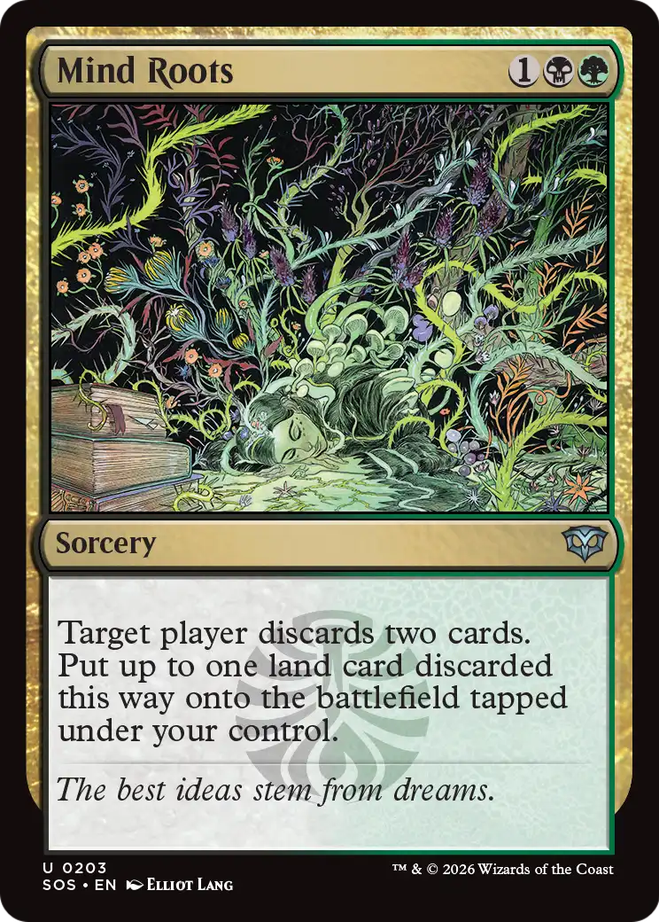Mind Roots - (SOS) #203 (Foil)