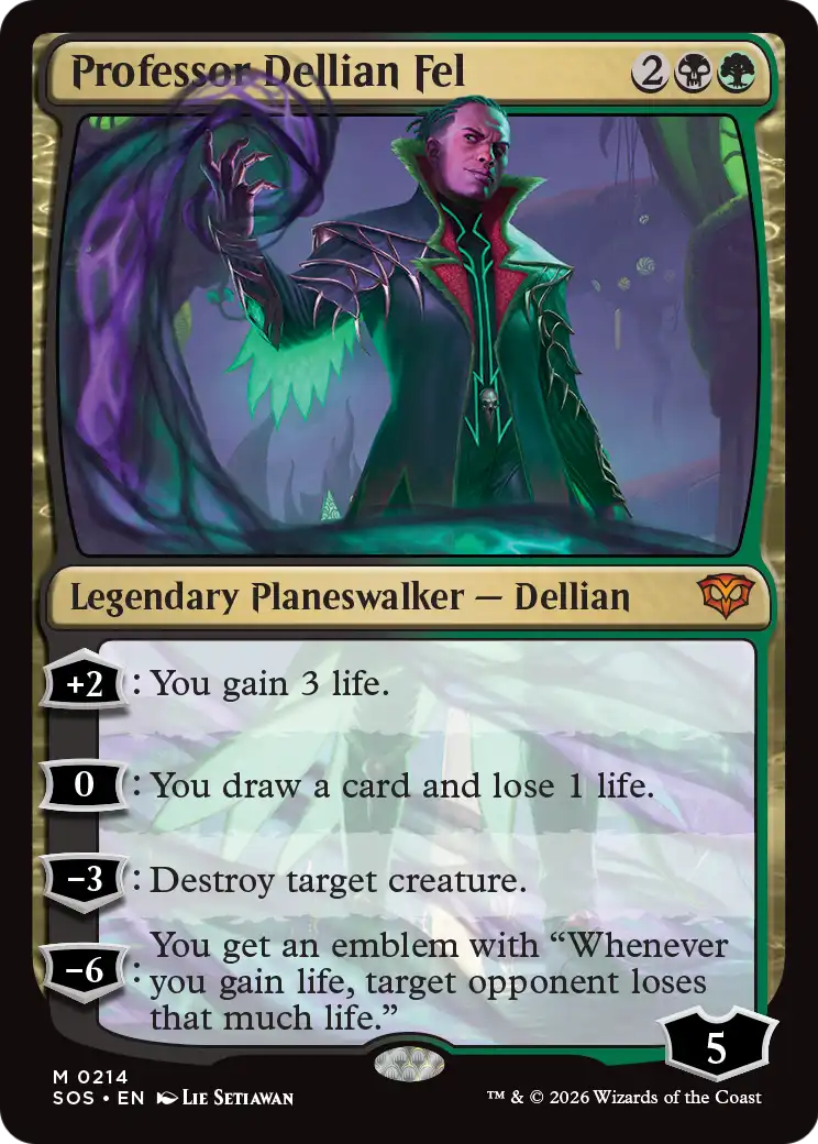 Professor Dellian Fel - (SOS) #214