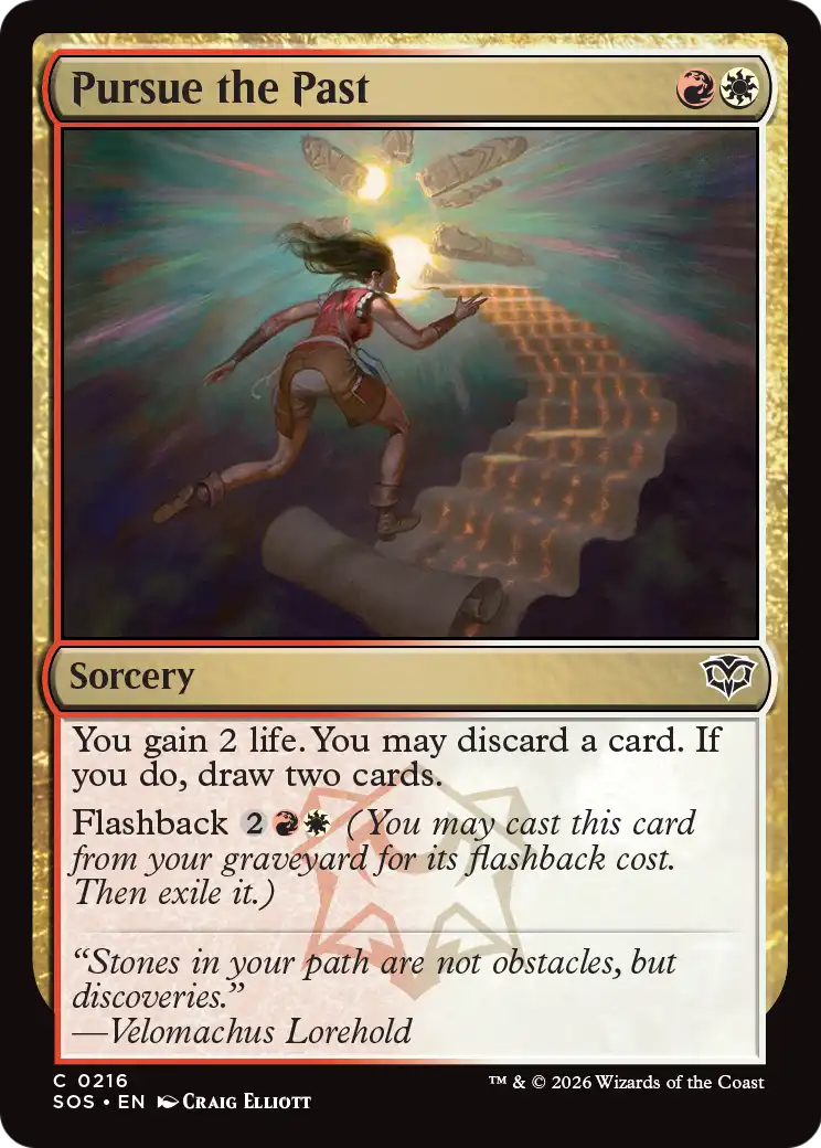 Pursue the Past - (SOS) #216 (Foil)