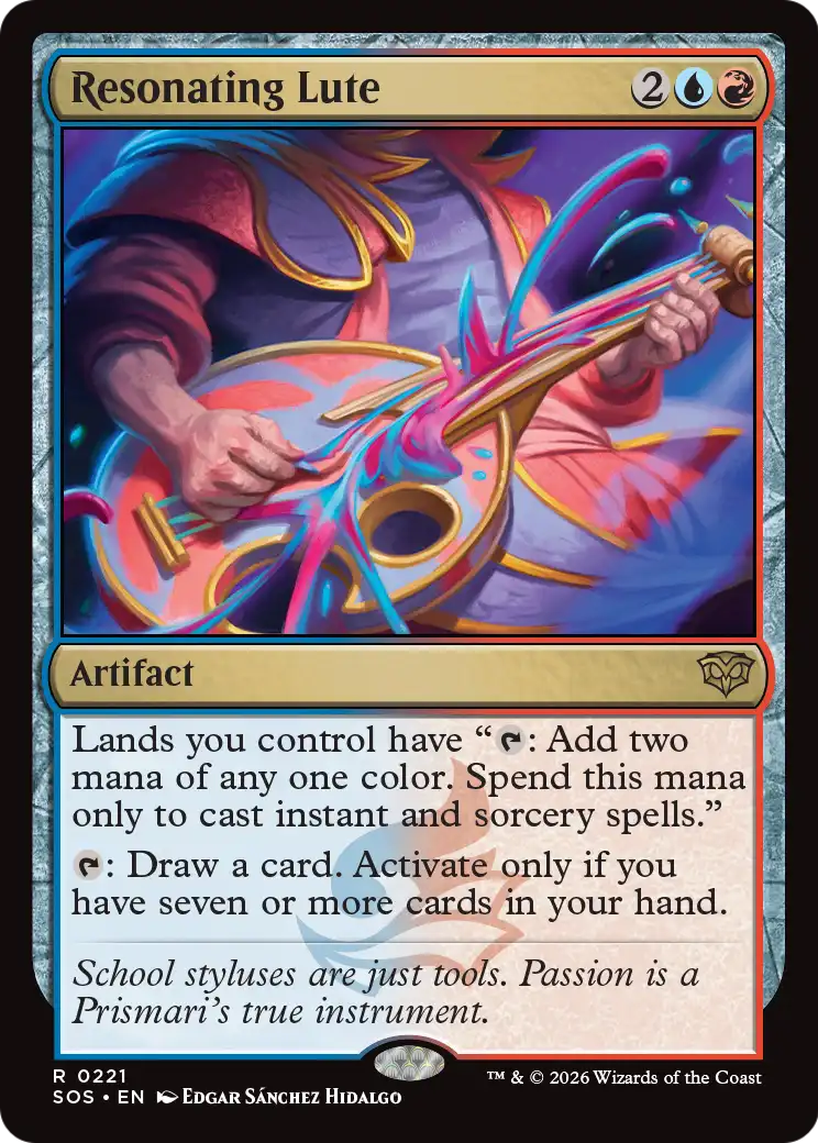 Resonating Lute - (SOS) #221 (Foil)
