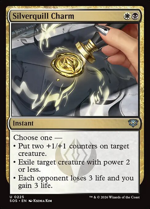 Silverquill Charm - (SOS) #225