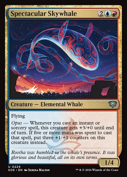 Spectacular Skywhale - (SOS) #229