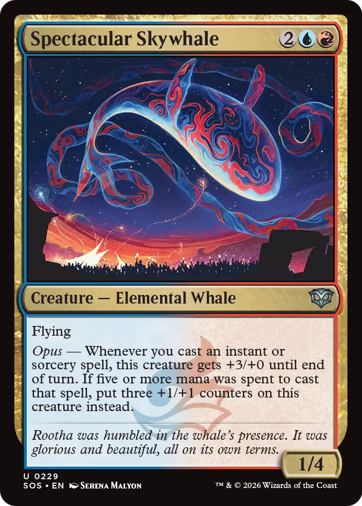 Spectacular Skywhale - (SOS) #229