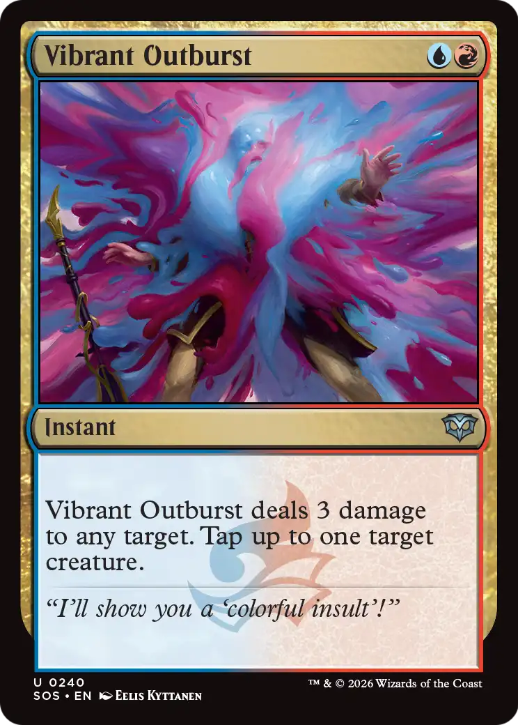 Vibrant Outburst - (SOS) #240 (Foil)
