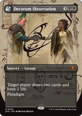 Decorum Dissertation - (SOS) #292 (Foil/Borderless)