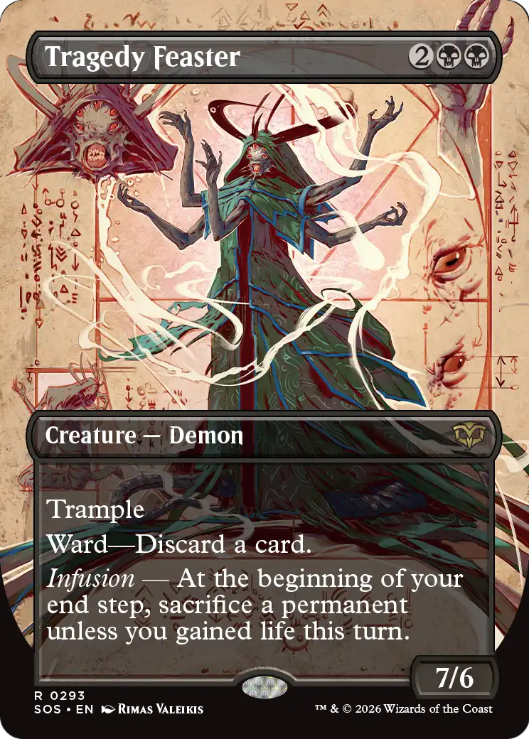 Tragedy Feaster - (SOS) #293 (Foil/Borderless)