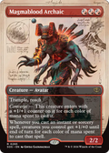 Magmablood Archaic - (SOS) #295 (Foil/Borderless)