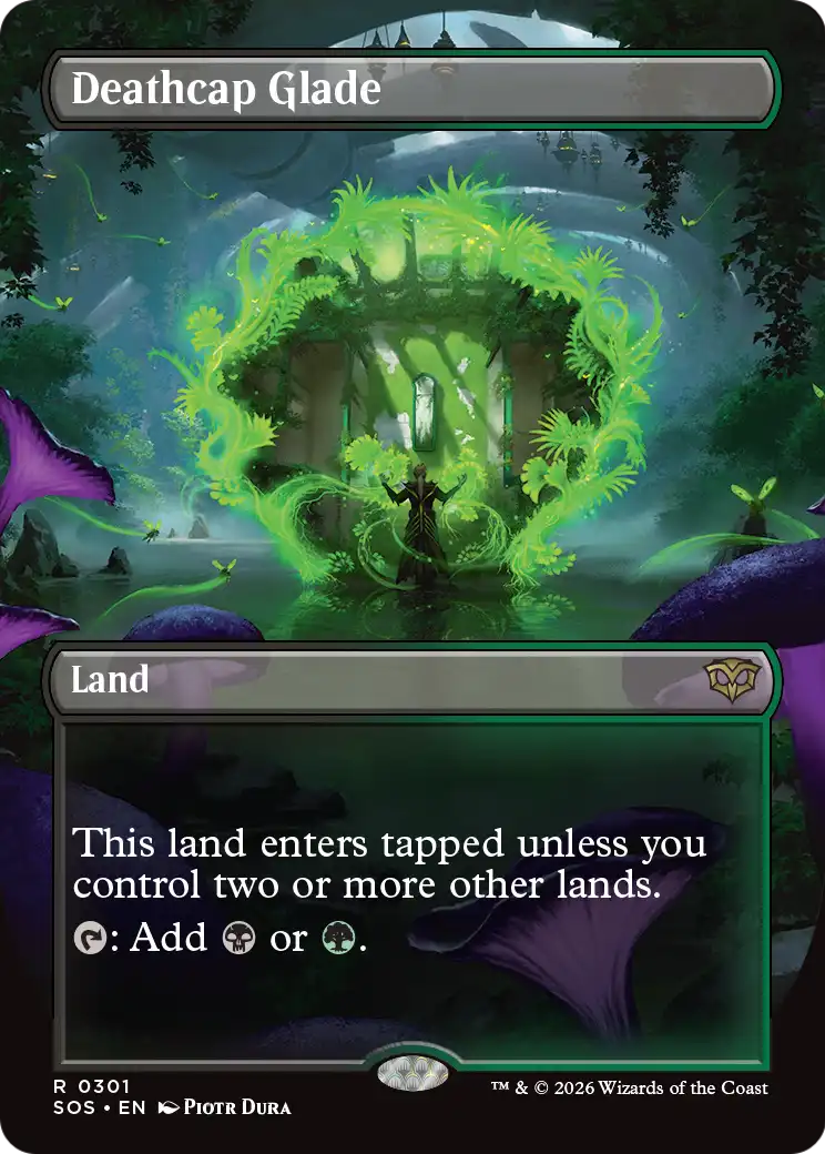 Deathcap Glade - (SOS) #301 (Borderless)