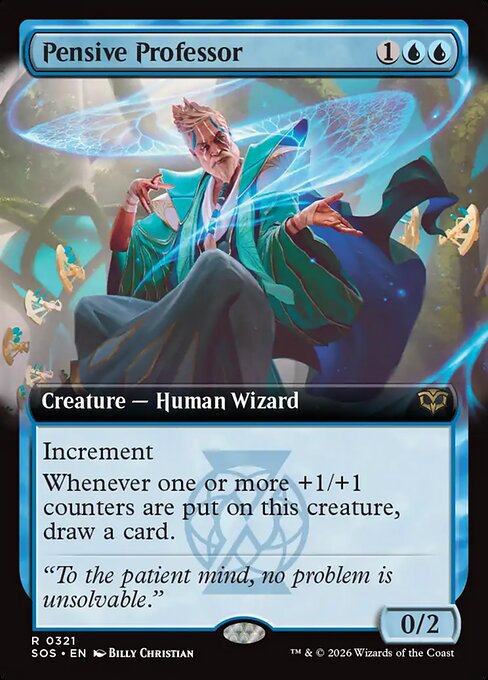Pensive Professor - (SOS) #321 (Foil)
