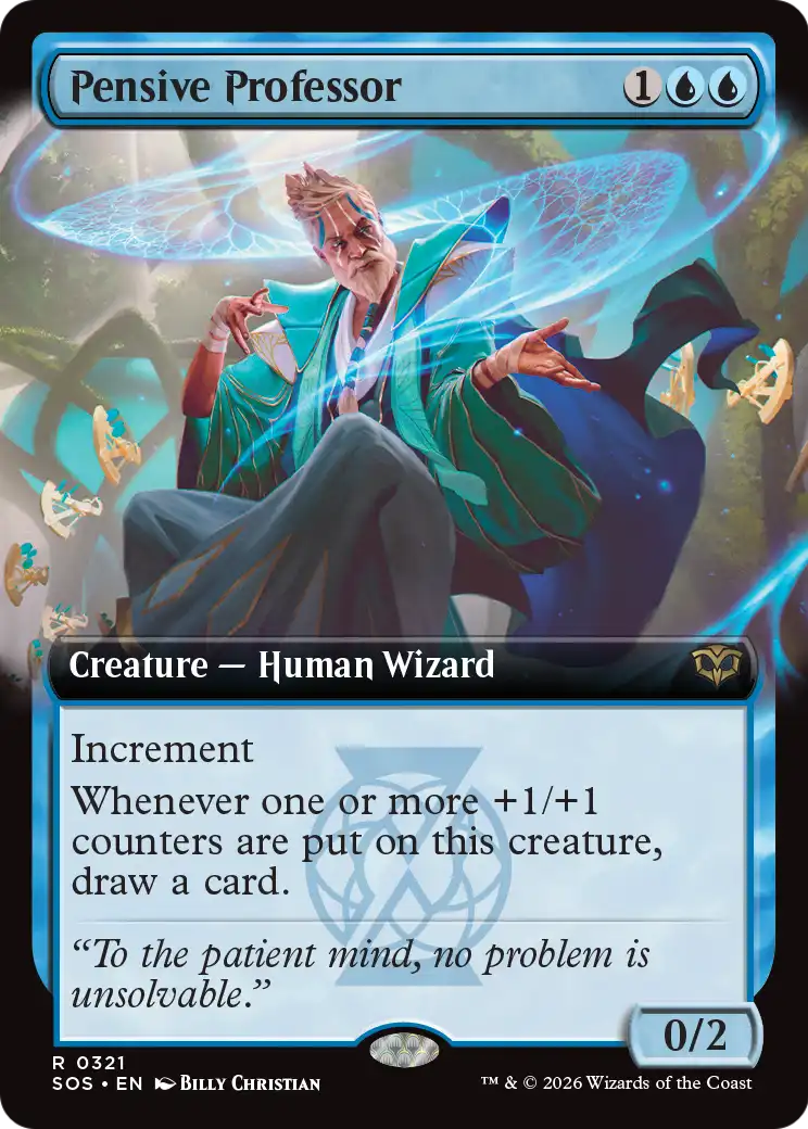 Pensive Professor - (SOS) #321 (Foil)