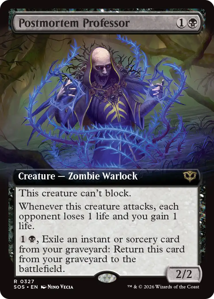 Postmortem Professor - (SOS) #327 (Foil)