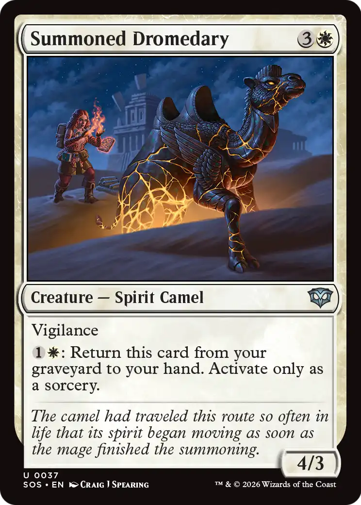 Summoned Dromedary - (SOS) #37 (Foil)