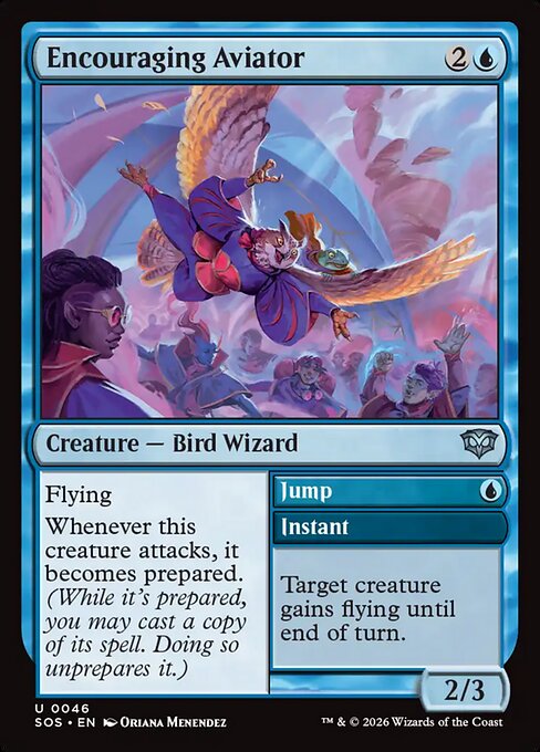 Encouraging Aviator // Jump - (SOS) #46 (Foil)