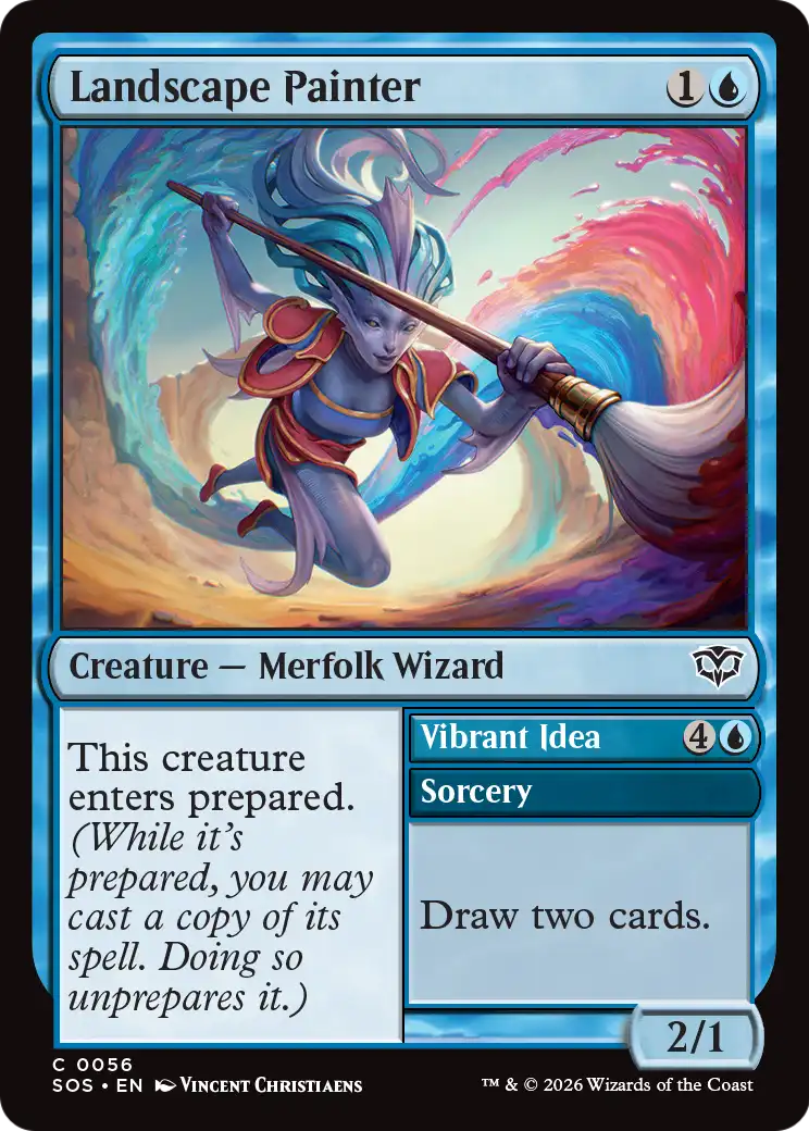 Landscape Painter // Vibrant Idea - (SOS) #56 (Foil)