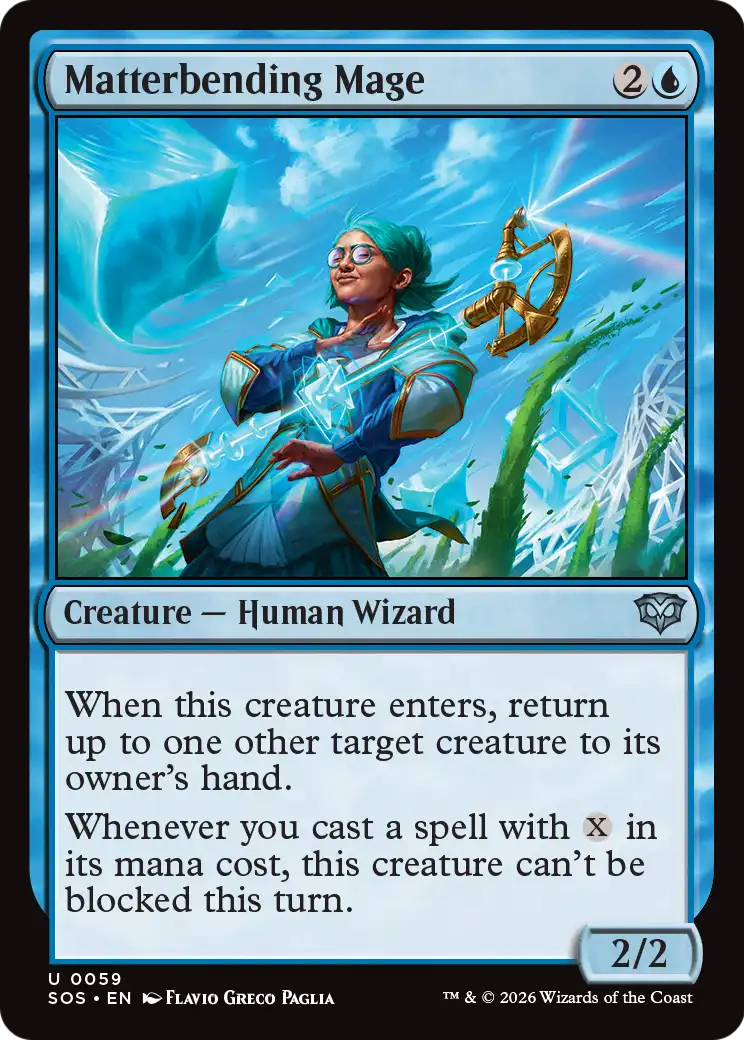 Matterbending Mage - (SOS) #59 (Foil)
