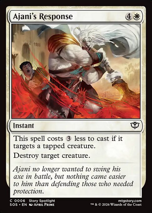 Ajani's Response - (SOS) #6