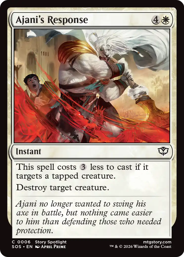 Ajani's Response - (SOS) #6