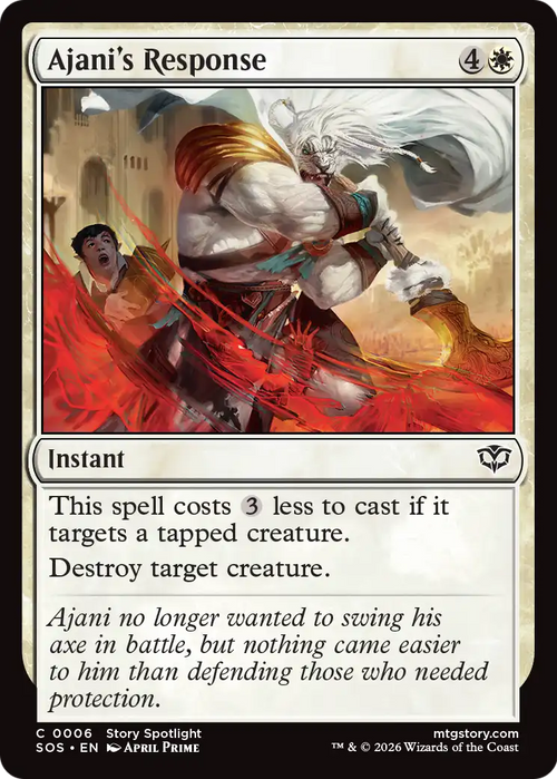 Ajani's Response - (SOS) #6