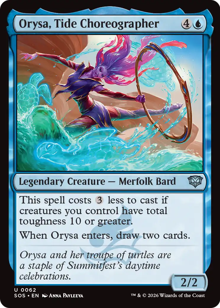 Orysa, Tide Choreographer - (SOS) #62 (Foil)