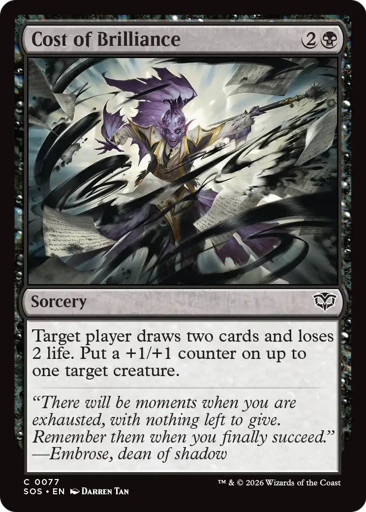 Cost of Brilliance - (SOS) #77 (Foil)