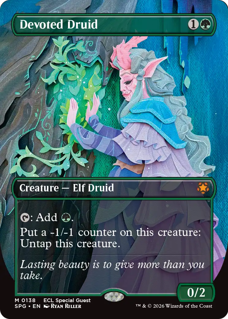 Devoted Druid - (SPG) #138 (Borderless)