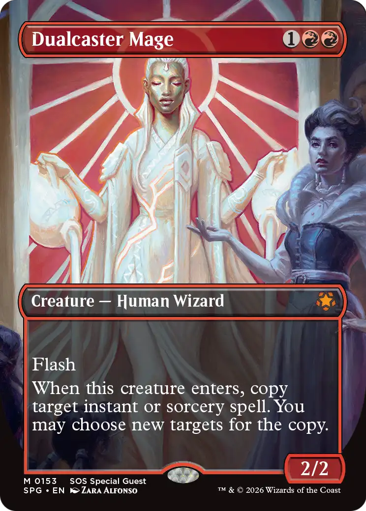 Dualcaster Mage - (SPG) #153 (Borderless)