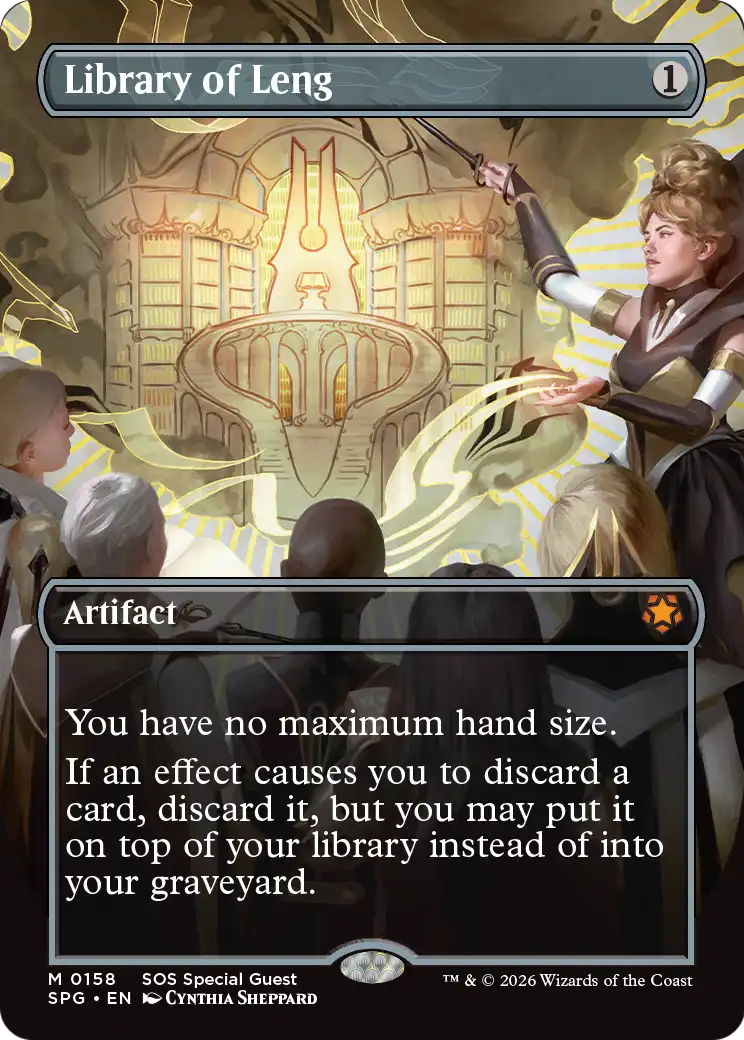 Library of Leng - (SPG) #158 (Borderless)