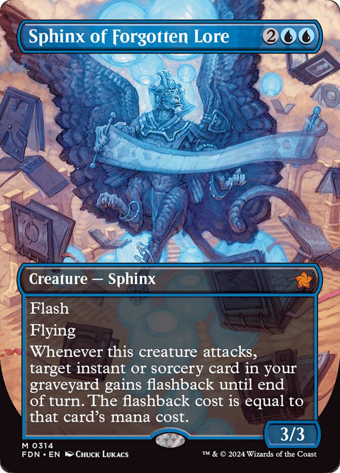 Sphinx of Forgotten Lore - Foundations (FDN) #314 - Borderless