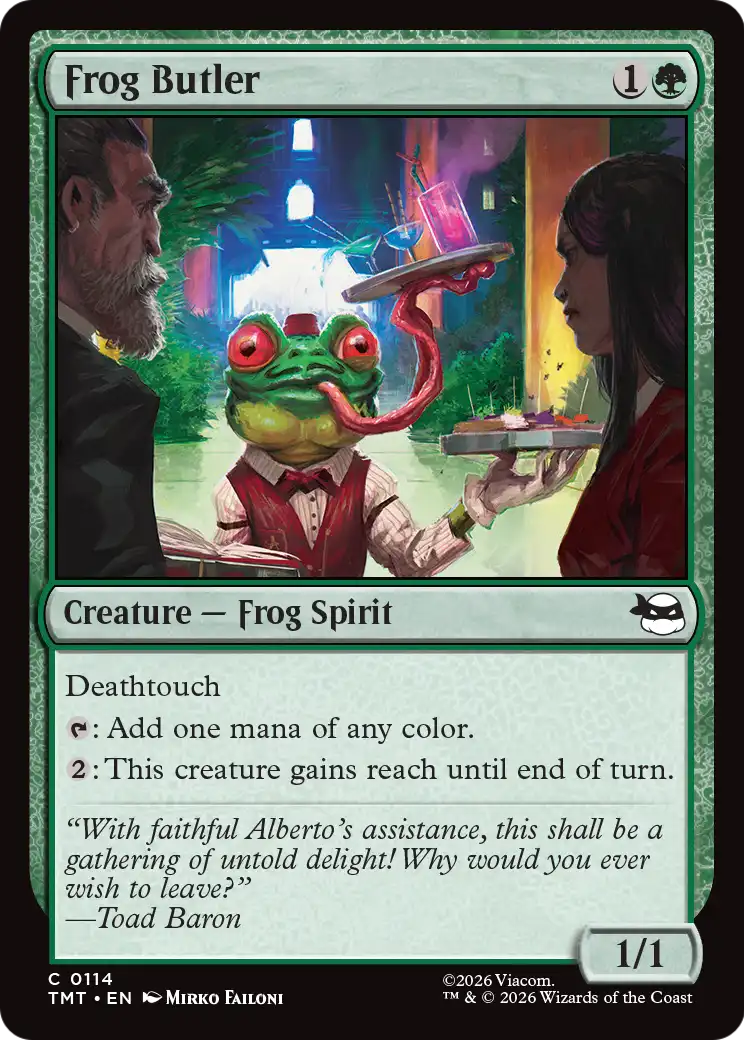 Frog Butler - (TMT) #114