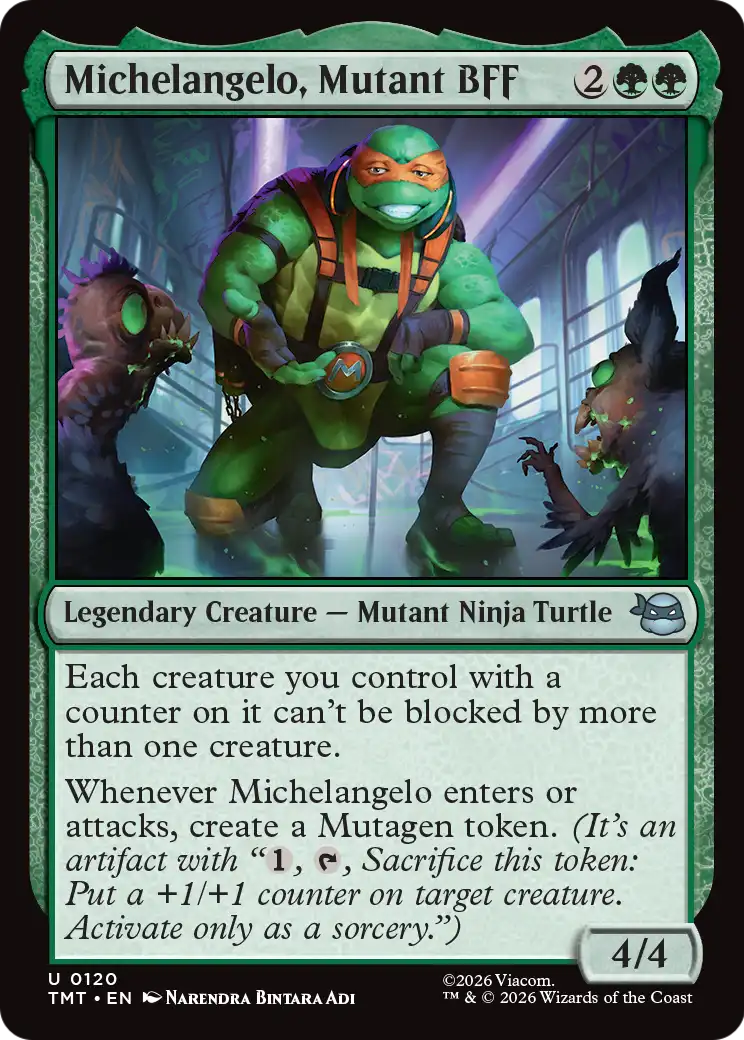 Michelangelo, Mutant BFF - (TMT) #120