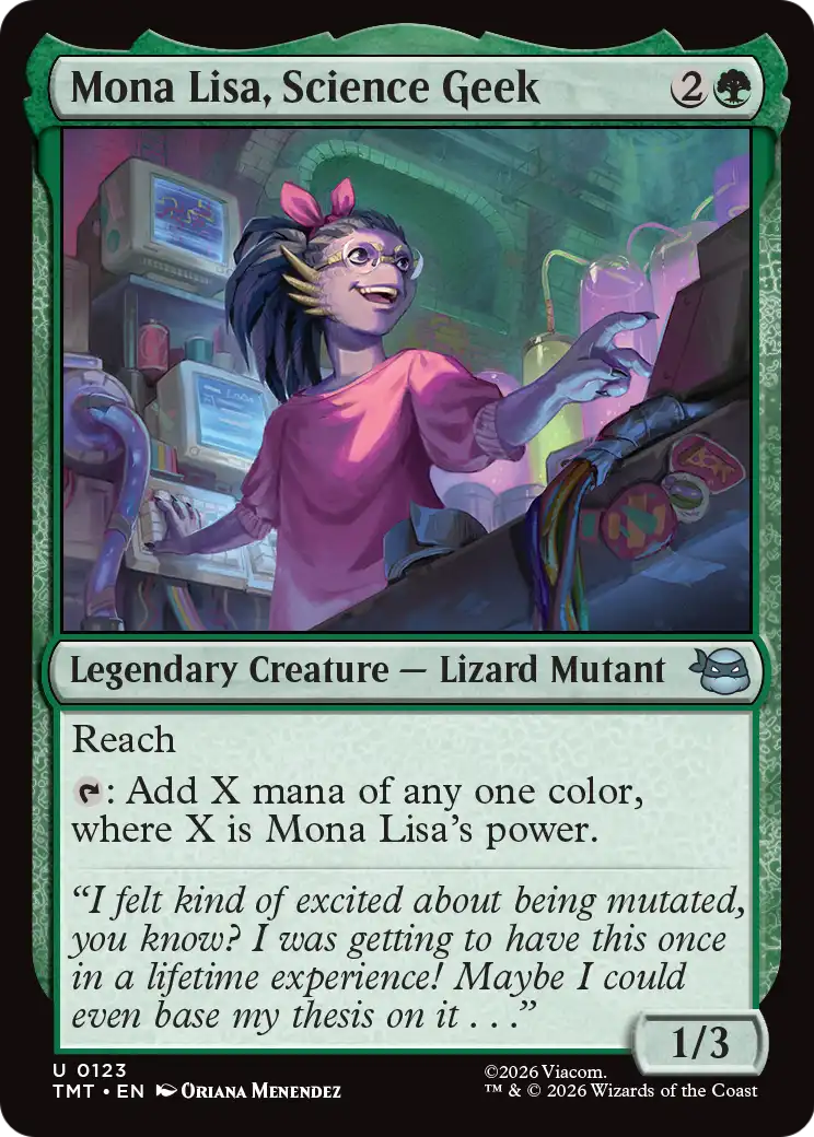 Mona Lisa, Science Geek - (TMT) #123 (Foil)
