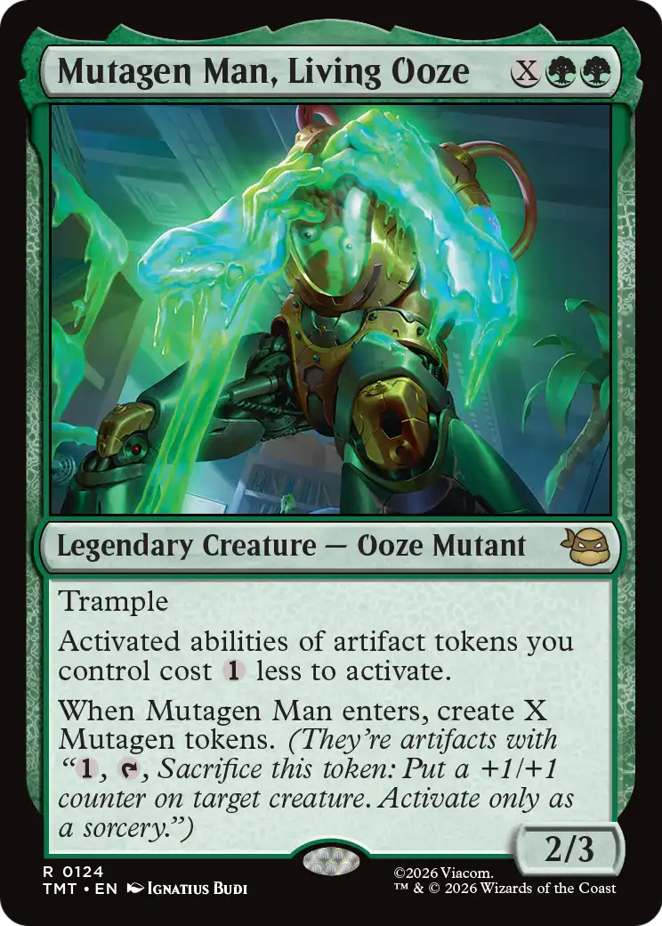 Mutagen Man, Living Ooze - (TMT) #124