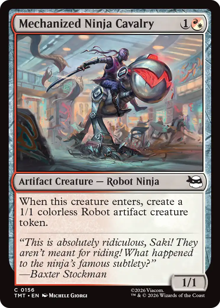 Mechanized Ninja Cavalry - (TMT) #156