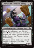 Oroku Saki, Shredder Rising - (TMT) #68 (Foil)
