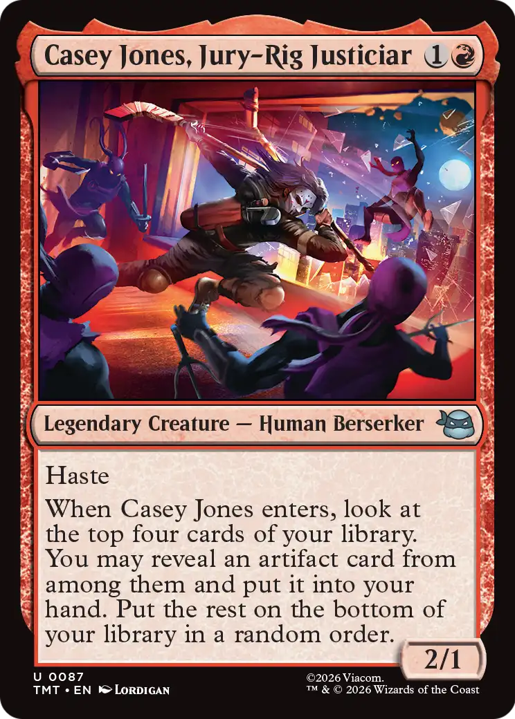 Casey Jones, Jury-Rig Justiciar - (TMT) #87