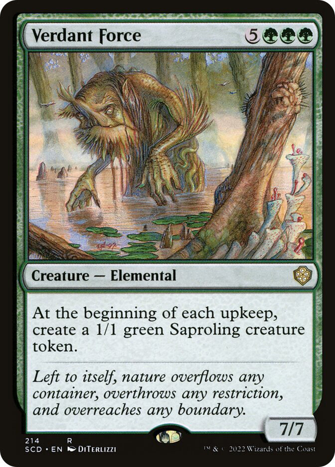 Verdant Force - Starter Commander Decks (SCD) #214
