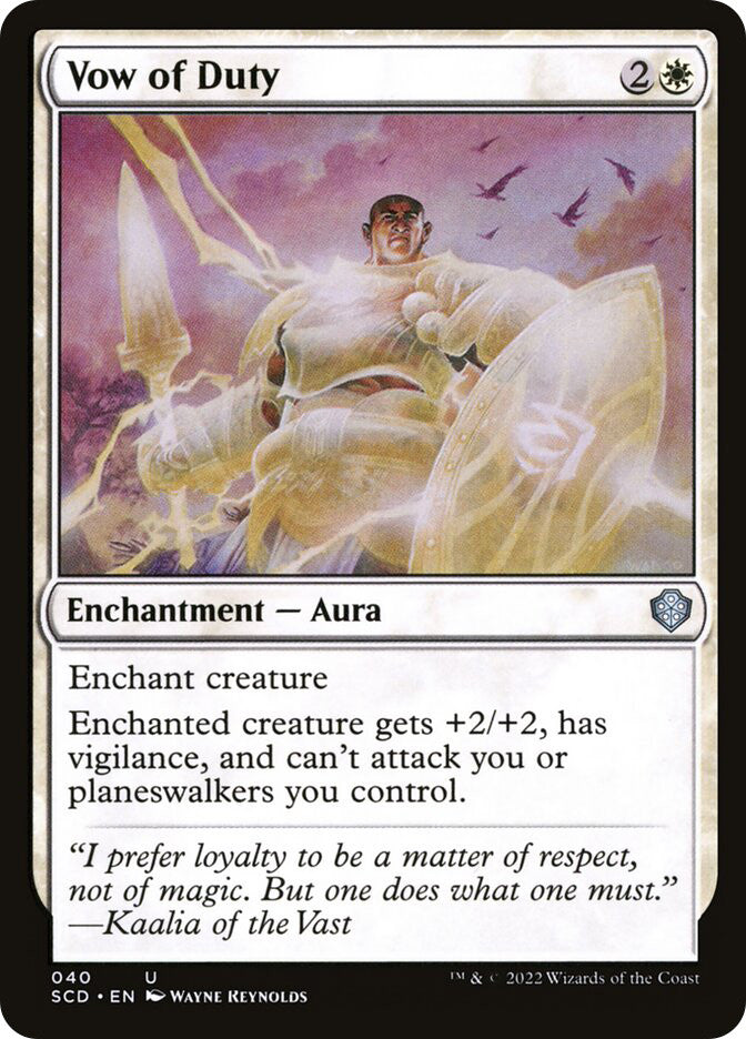 Vow of Duty - Starter Commander Decks #040