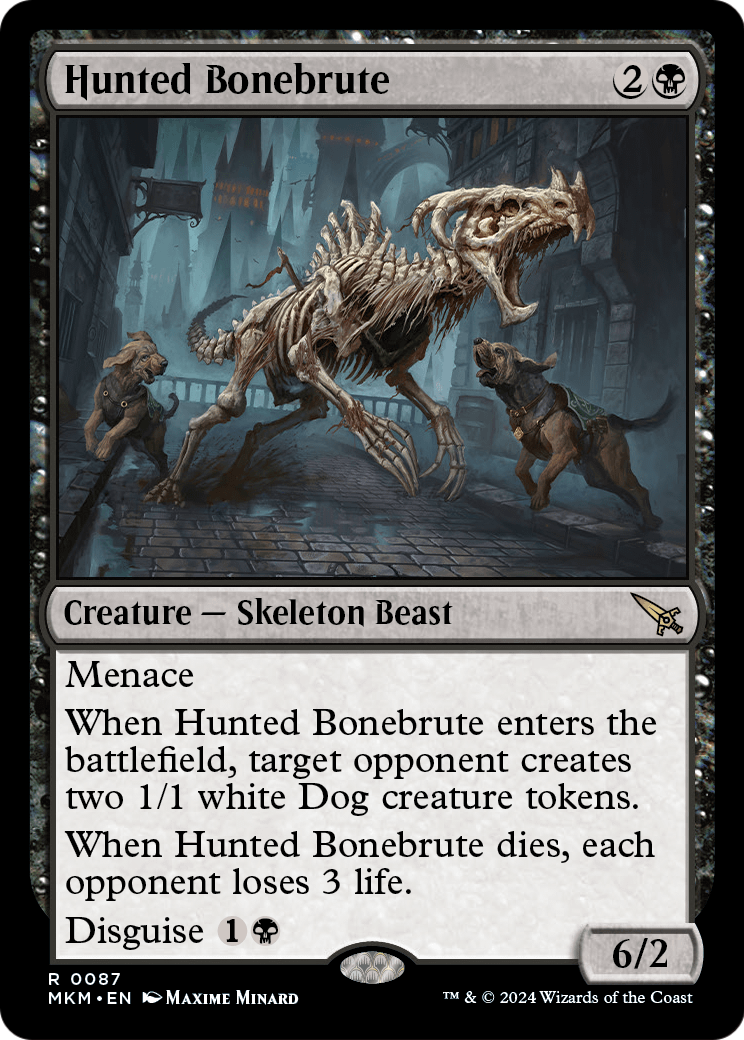 Hunted Bonebrute - Murders at Karlov Manor MTG card