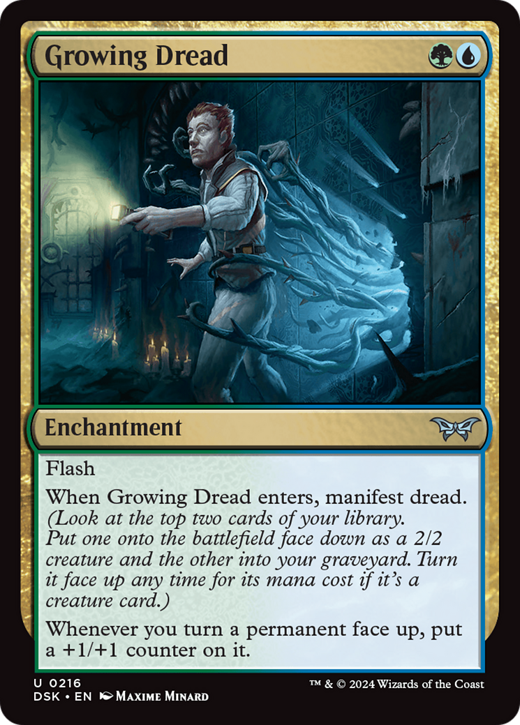 Growing Dread - Duskmourn: House of Horror #216