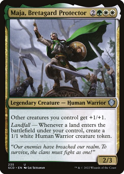 Maja, Bretagard Protector - Starter Commander Decks #235