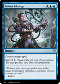 Sinister Sabotage - Starter Commander Decks #60