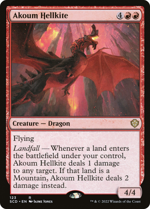 Akoum Hellkite - (SCD) #123
