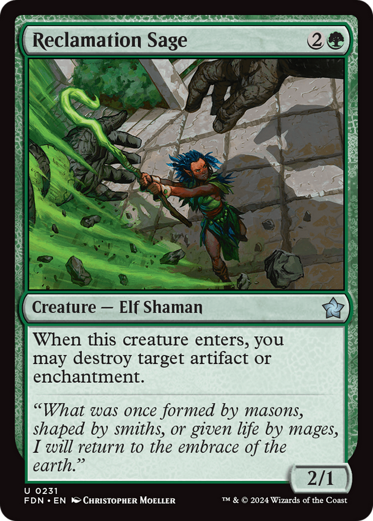 Reclamation Sage FDN 231