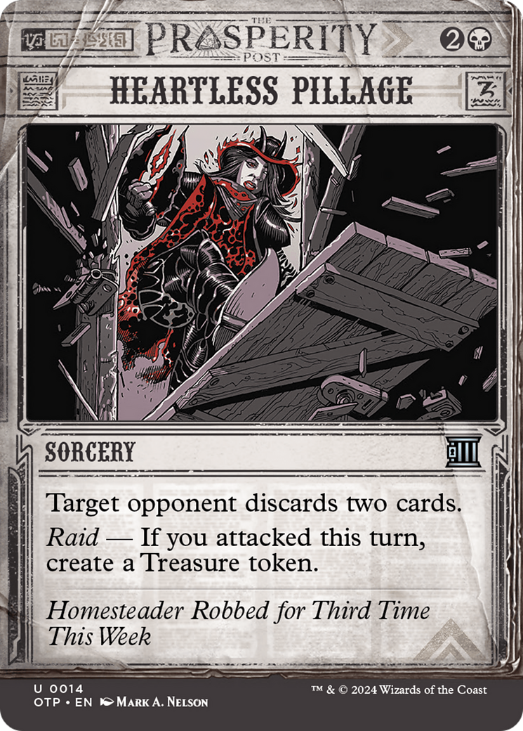 Heartless Pillage - (OTP) #014