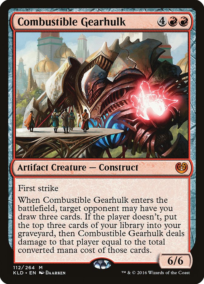 Combustible Gearhulk - Kaladesh (KLD) #112 - Standard