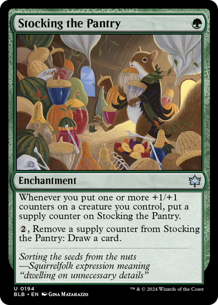 Stocking the Pantry - Bloomburrow #194 Foil