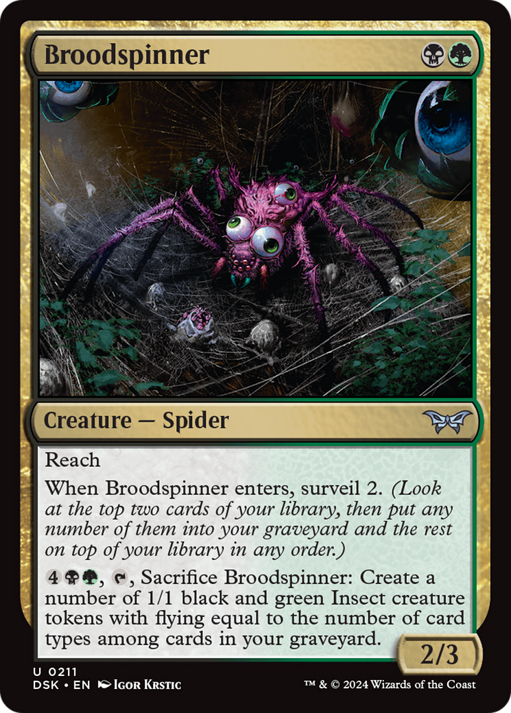 Broodspinner - Duskmourn: House of Horror #211