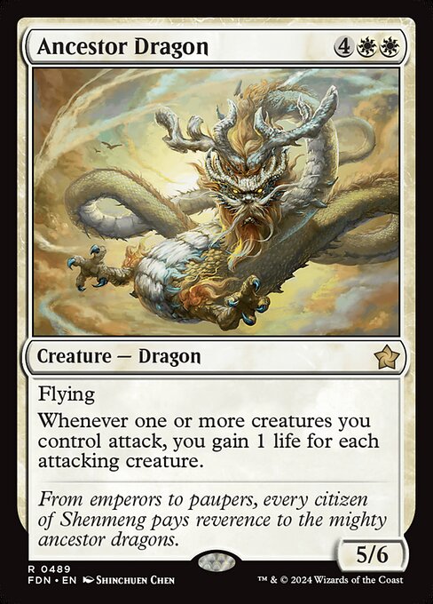 Ancestor Dragon - Foundations (FDN) #489 - Standard